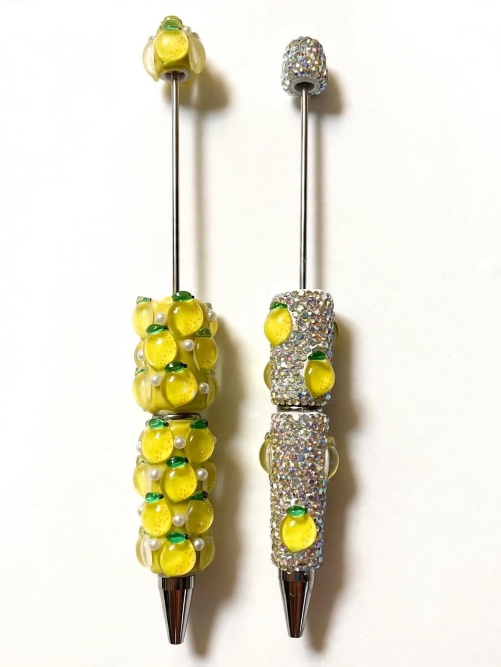 Lemon Beaded Pens